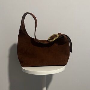 Madewell The Sculptural-Buckle Shoulder Bag